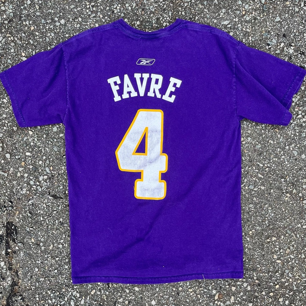 Minnesota Vikings Brett Favre Reebok shirt